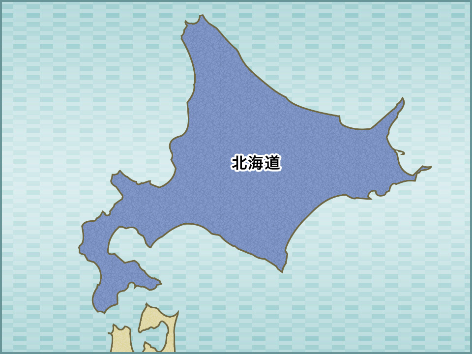 北海道の地図