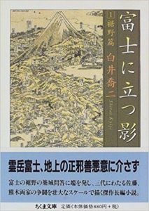 富士に立つ影