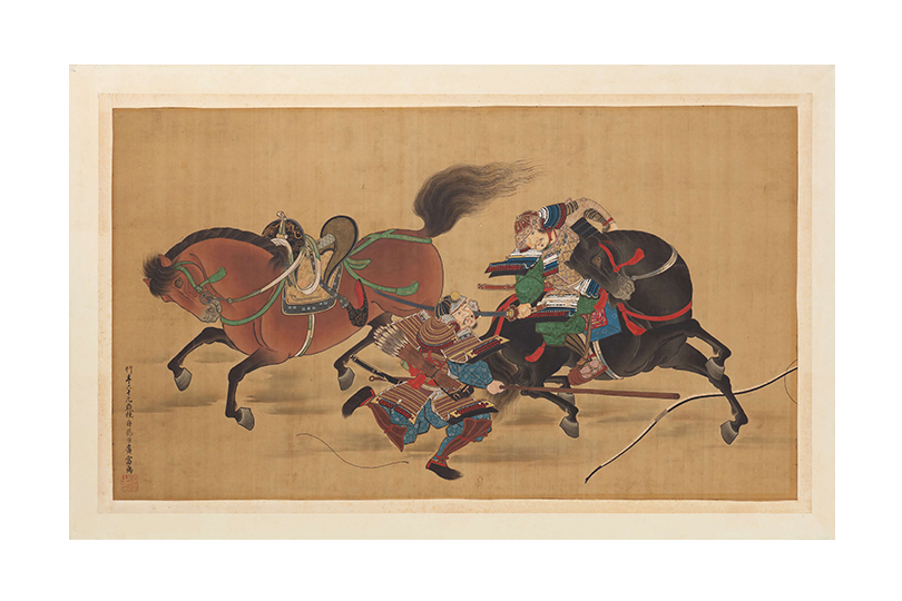 藤原廣當 筆「武者合戦図」／ホームメイト