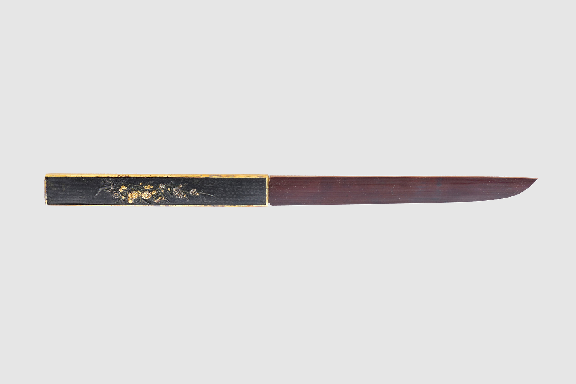 黒蝋色鞘 秋草図天正拵