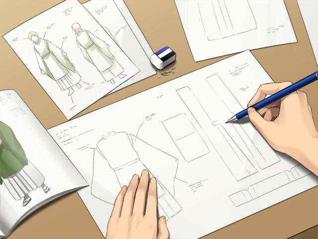 コスプレ衣装のイメージを固める