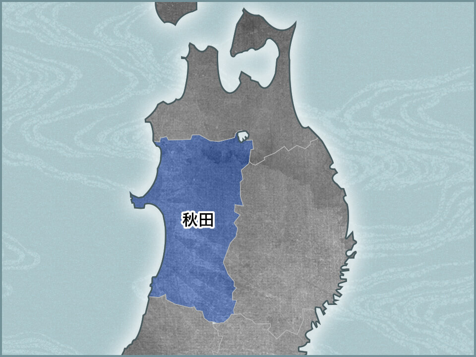 秋田県 地図