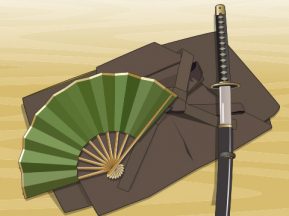 吟剣詩舞の衣装と小道具