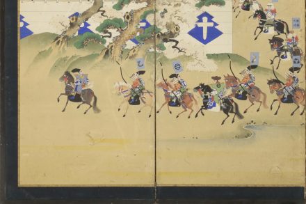 小笠原家教練屛風 中形 六曲 一隻