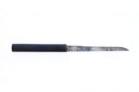 黒蝋色塗鞘 大小拵（脇差 銘 近江守法城寺橘正弘）