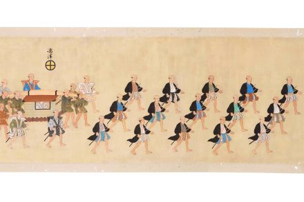 島津忠徳公登営図絵巻