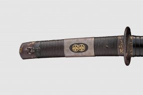 半太刀拵（脇差 銘 重次慶定作［鞍馬関］）