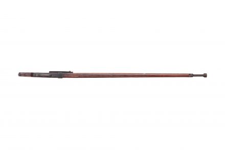火縄式銃砲 無銘（銃把桜花文散真鍮象嵌火縄銃）