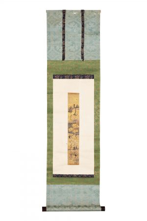 徳川秀忠 和歌短冊幅