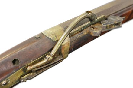 火縄銃 阿波細筒 銘 鍛張 阿州石川勝之助一正［花押］