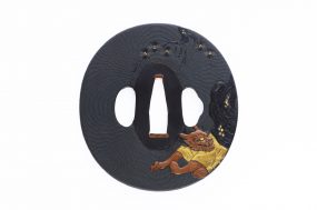 黒蝋色塗鞘 大小打刀拵（大小ともに近江守法城寺橘正弘）